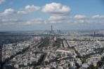Aerial views of Paris , France
