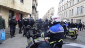 Blocages et manifestations contre la passage en force d'article 49.3 réforme des retaites . Bordeaux 17 et 18 mars 2023